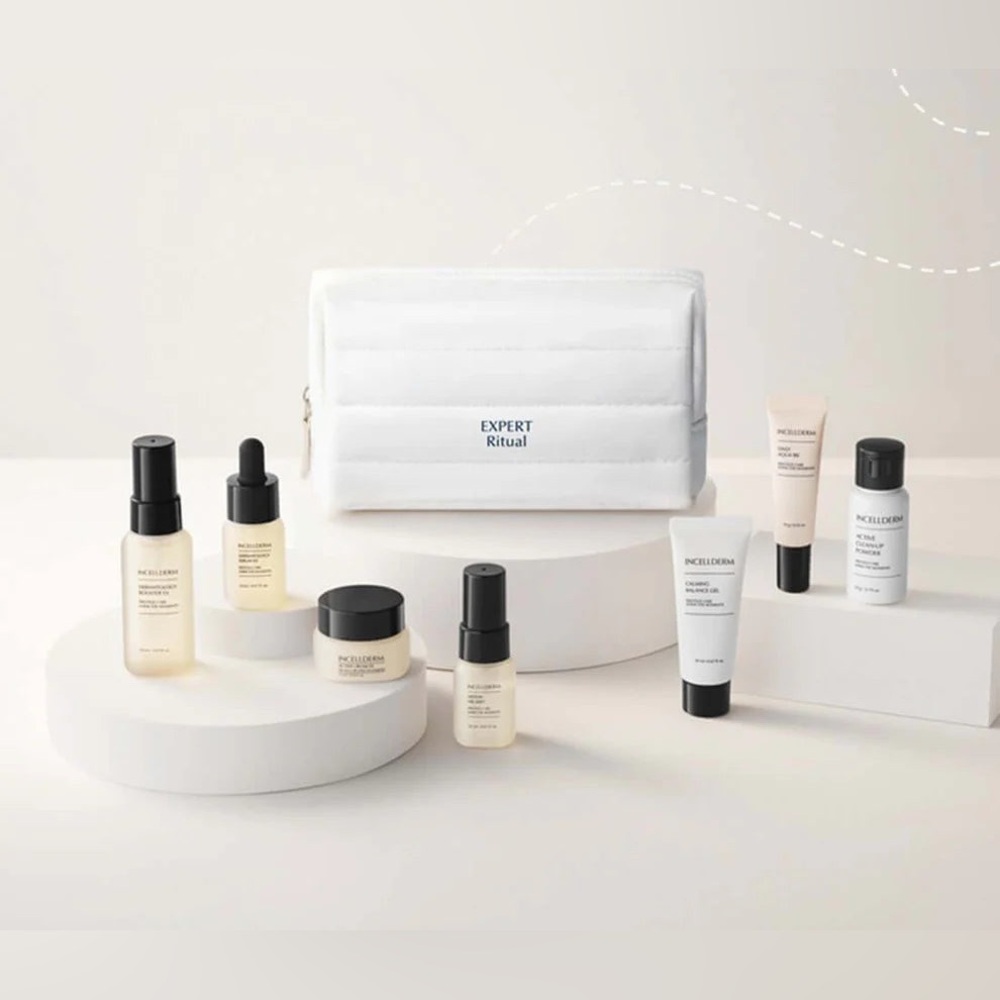 Riman Expert Ritual travel size with cosmetic pouch.